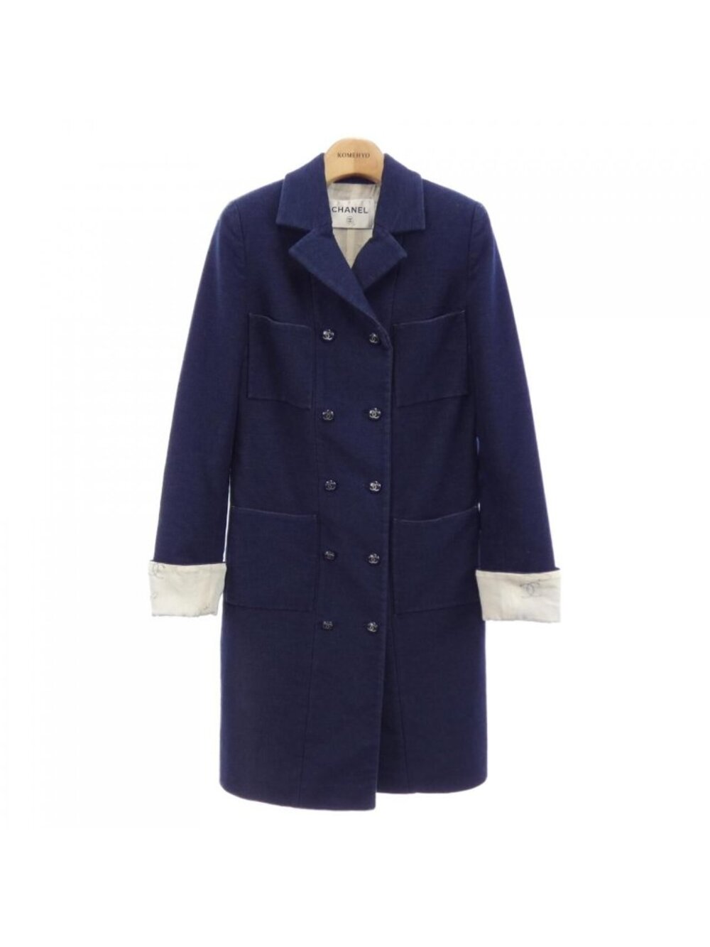 Chanel Coat Navy